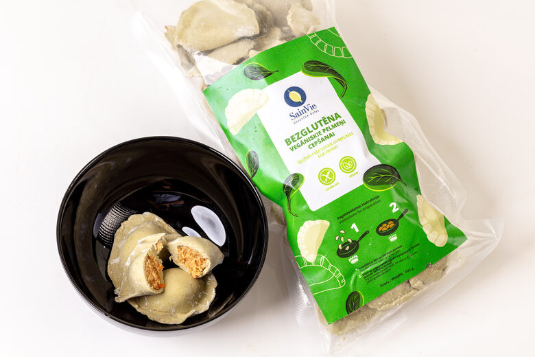 Gluten-free vegan dumplings for baking, 400 g