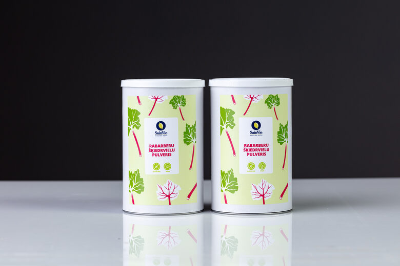 Rabarberu šķiedrvielu  pulveris 90g