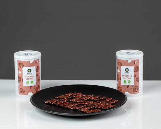 Bezglutēna vegāniskie mandeļu cepumi (90 g)